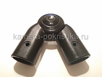 Шарнир ручки коляски овал-овал 20/30-20/30мм арт011